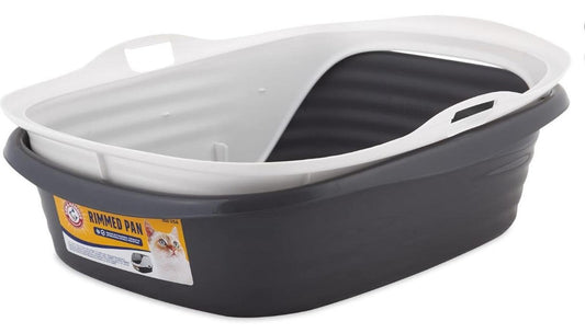 Cat Litter Pan Rimmed Arm & Hammer Microban