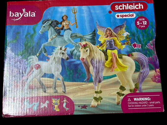 BAYALA - 7 PC MERMAID, UNICORN AND FAIRY  TOY STARTER SET
