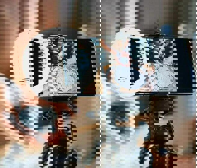 Selfie Portable LED Ring Light Flash For iPhone Mobile Device Universal USA