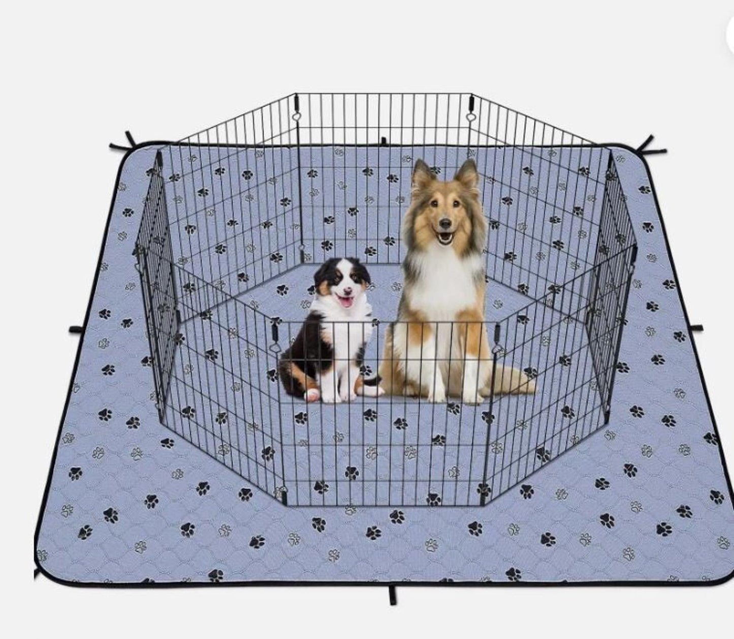 Washable Pee Pads for Dogs 72"x70" Extra Large Reusable Dog Mat for...