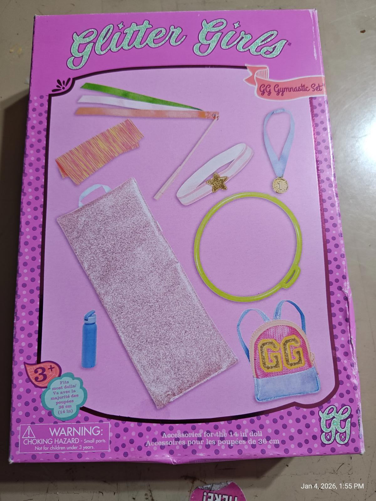 GLITTER GIRLS Home Decor Set for 14" Dolls New