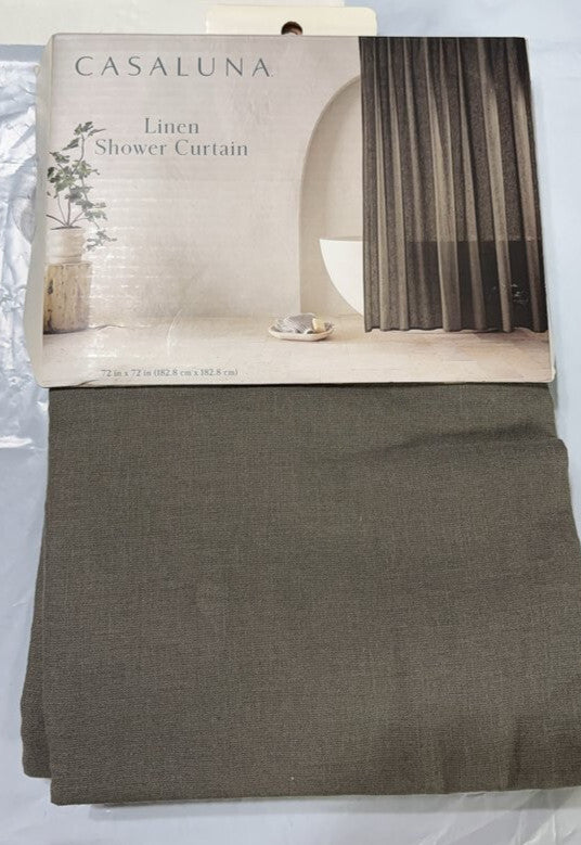 Casaluna Linen Shower Curtain Brand new in package 72 by 72