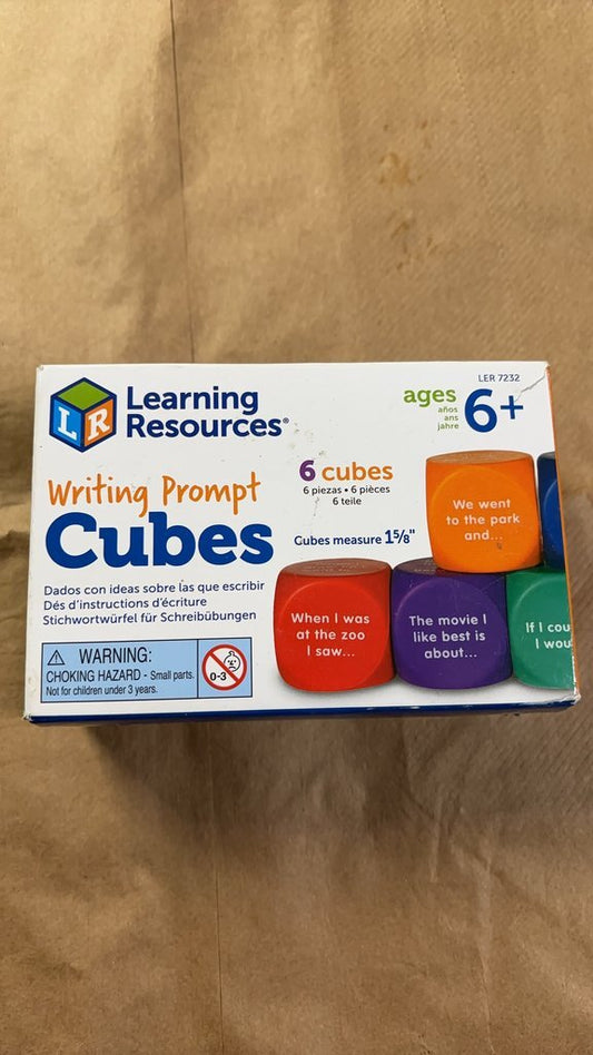 Learning Resources Writing Prompt Cubes