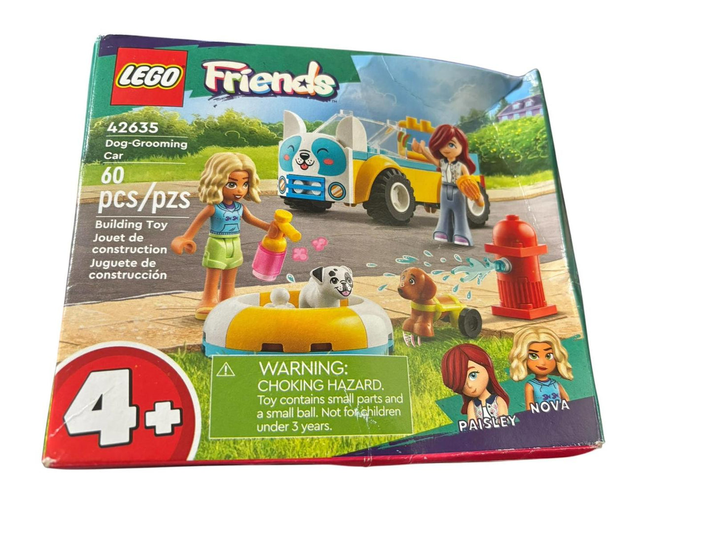 LEGO Friends Dog Grooming Car Set, Building Toy for Kids Brand New