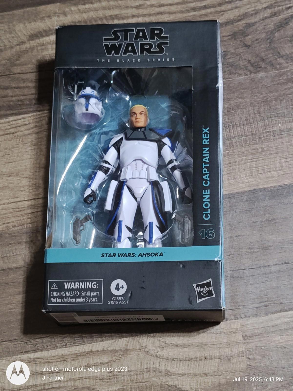 STAR WARS BLACK SERIES AHSOKA CLONE CAPTAIN REX **NEW**