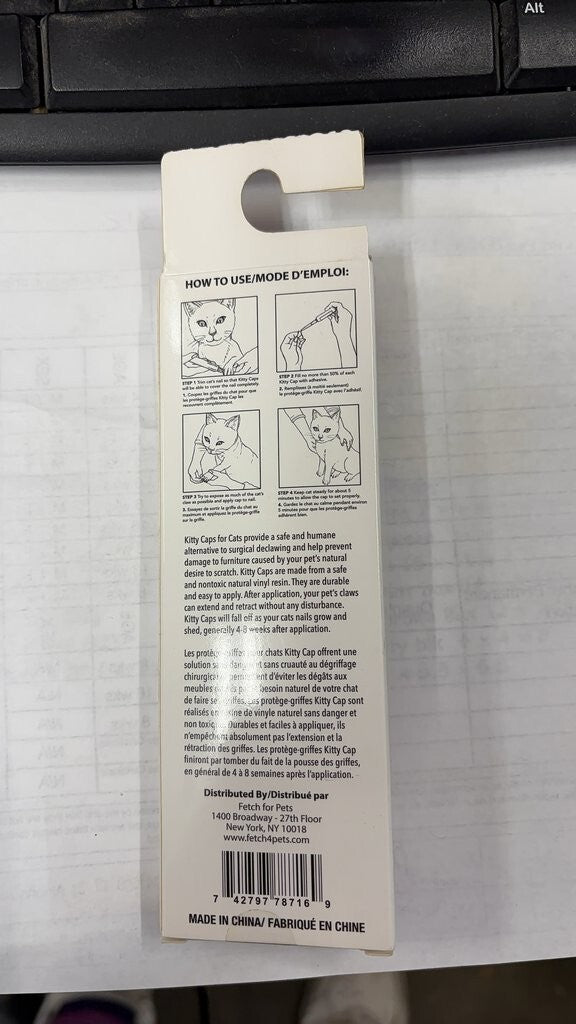 cat grooming -Kitty Caps Nail Caps for Cats - Small Size