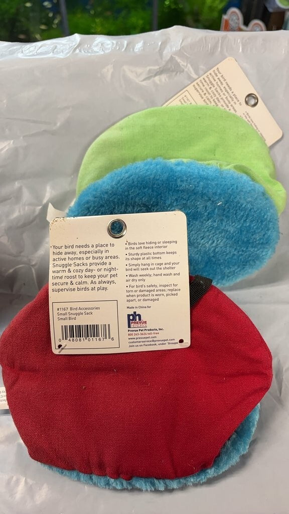 PH Bird Accessories Snuggle Sacks for Small Birds