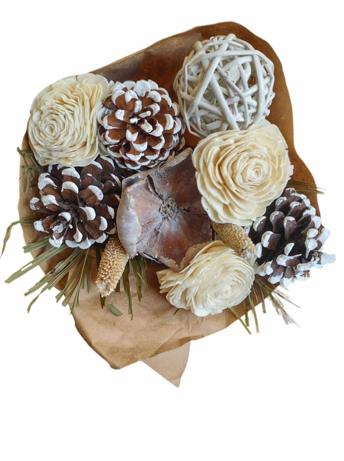 garden collections christmas classic dried bouquet