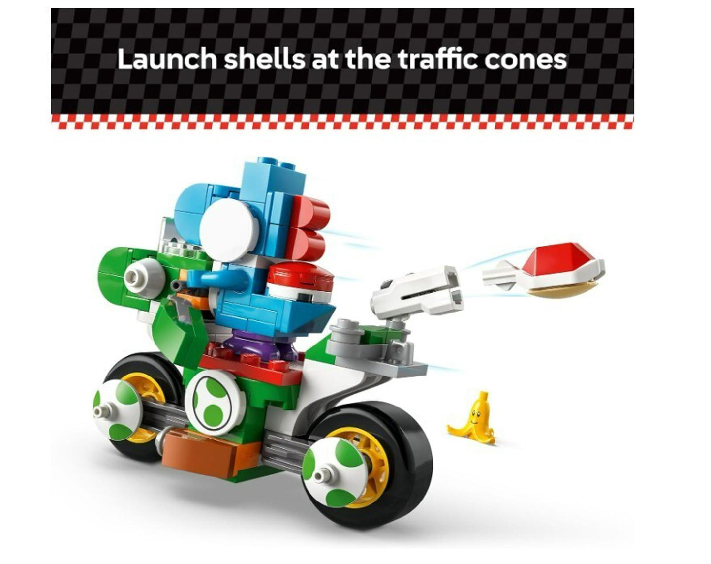LEGO Super Mario Kart Yoshi Bike Building Toy 72031