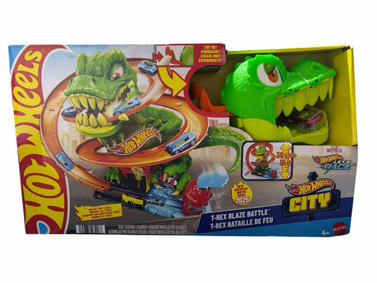 Hot Wheels City T-Rex Blaze Battle