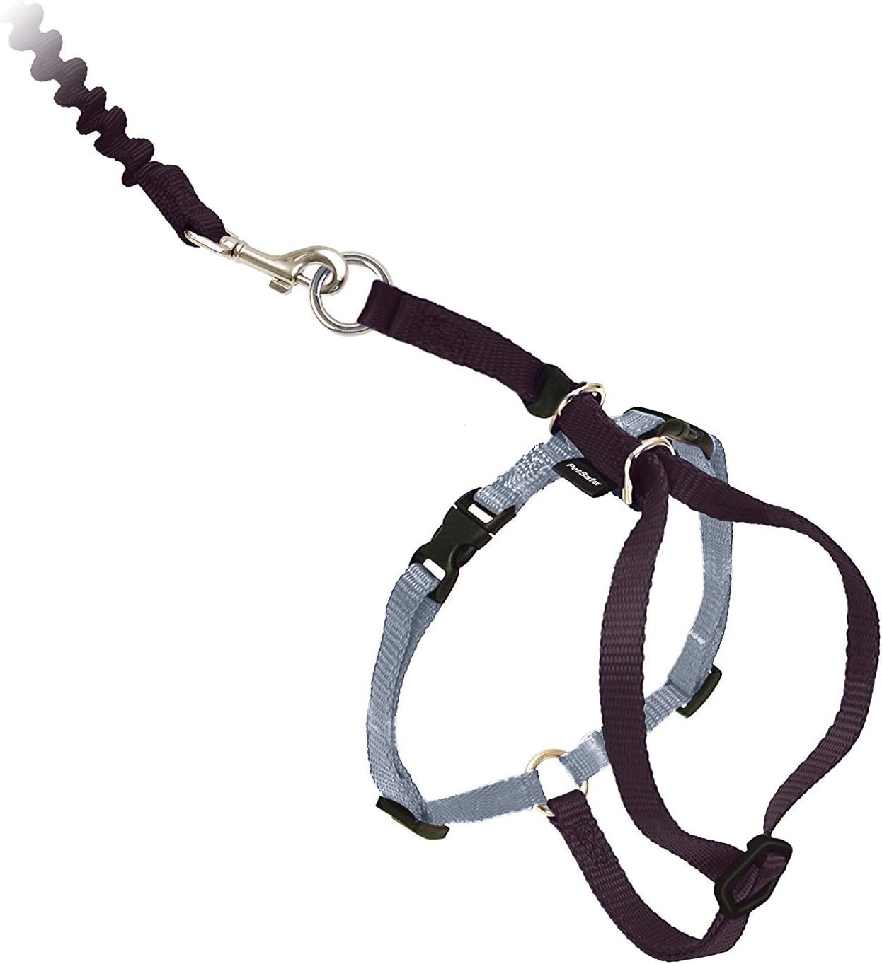Come With Me Kitty Cat Harness & Bungee Leash Small Black