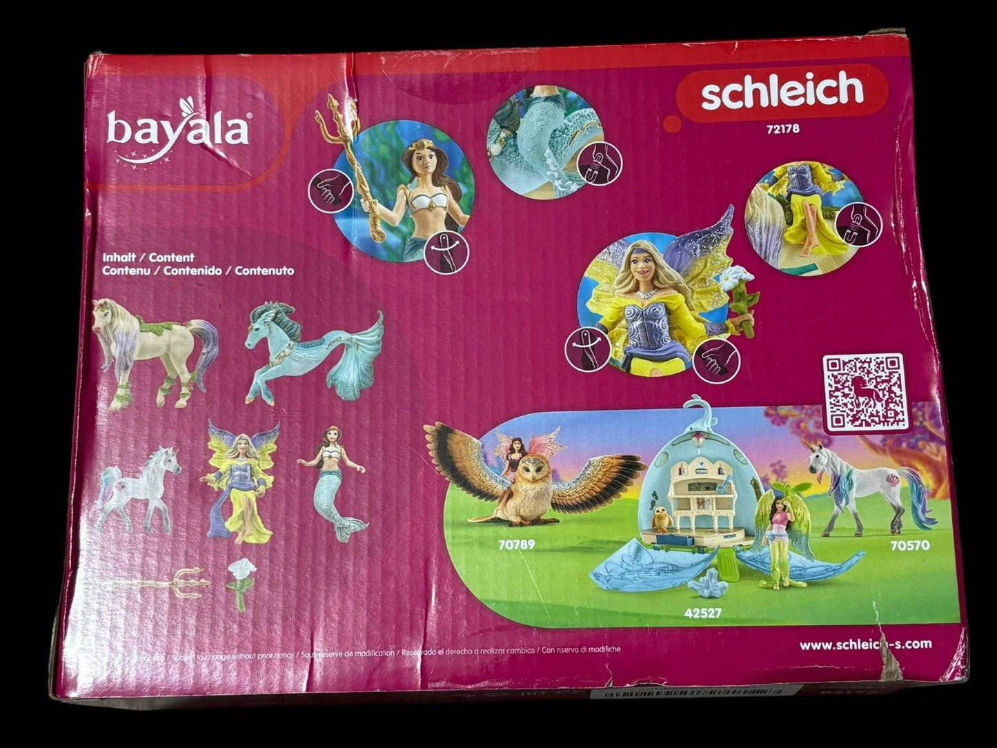 BAYALA - 7 PC MERMAID, UNICORN AND FAIRY  TOY STARTER SET