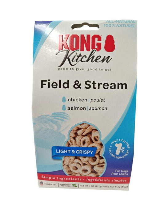 Kong Field N Stream Treats 4 Oz Chick/Salmon