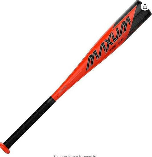 Easton MAXUM Tee Ball Bat | USA Baseball | -11 | 1 Pc. Aluminum | Big Barrel