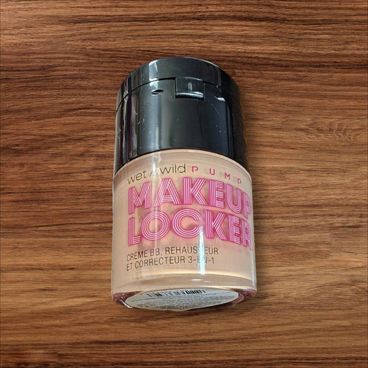 Wet n Wild Pump Makeup Locker 3-In-1 BB Creme Highlighter & Corrector. NEW