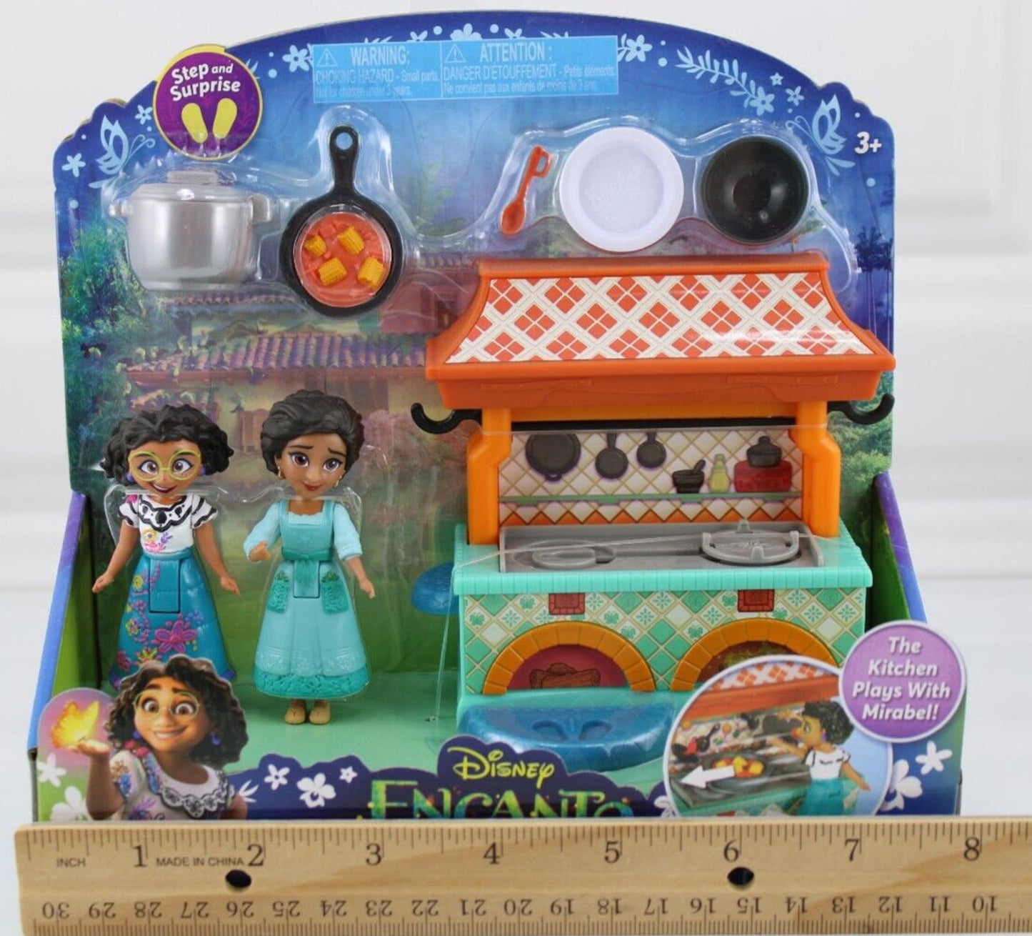 DISNEY ENCANTO MIRABEL & JULIETA STEP & STIR SET 9 PIECES PLAYSET & FIGURES 2022