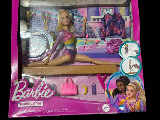 Barbie You can Be Anything Gymnastics Playset with Blonde Fashion Doll