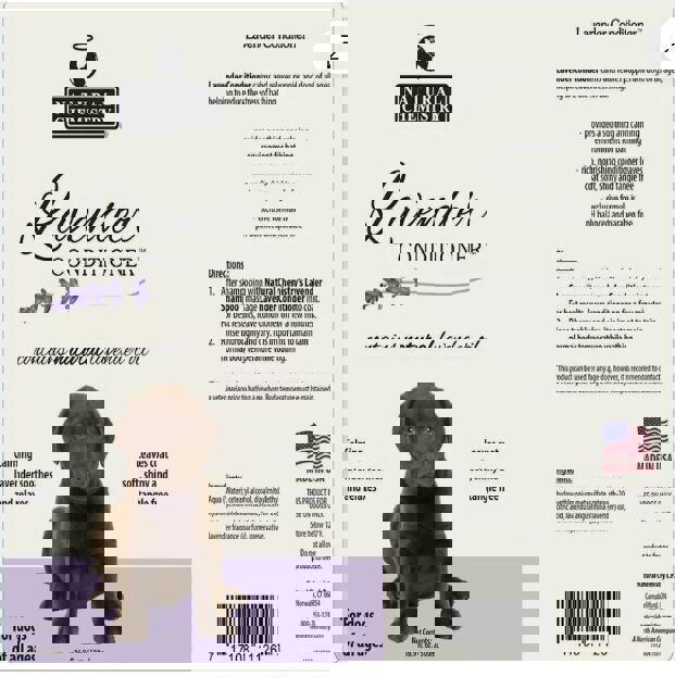 Natural Chemistry Lavender Conditioner Calming Dogs Puppies Reduce Stress 16oz