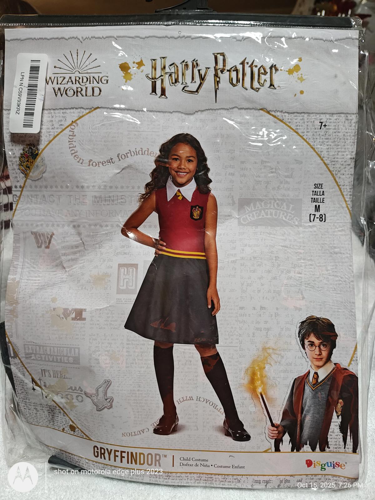 Harry Potter Gryffindor Child Halloween Costume Top