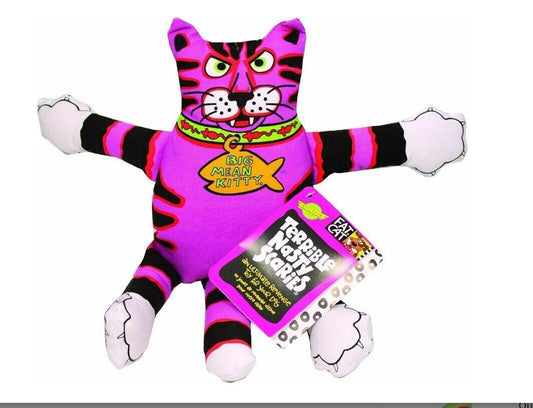 Fat Cat Multicolored Assorted Styles Canvas Squeak Dog Toy 12"X9"X4"