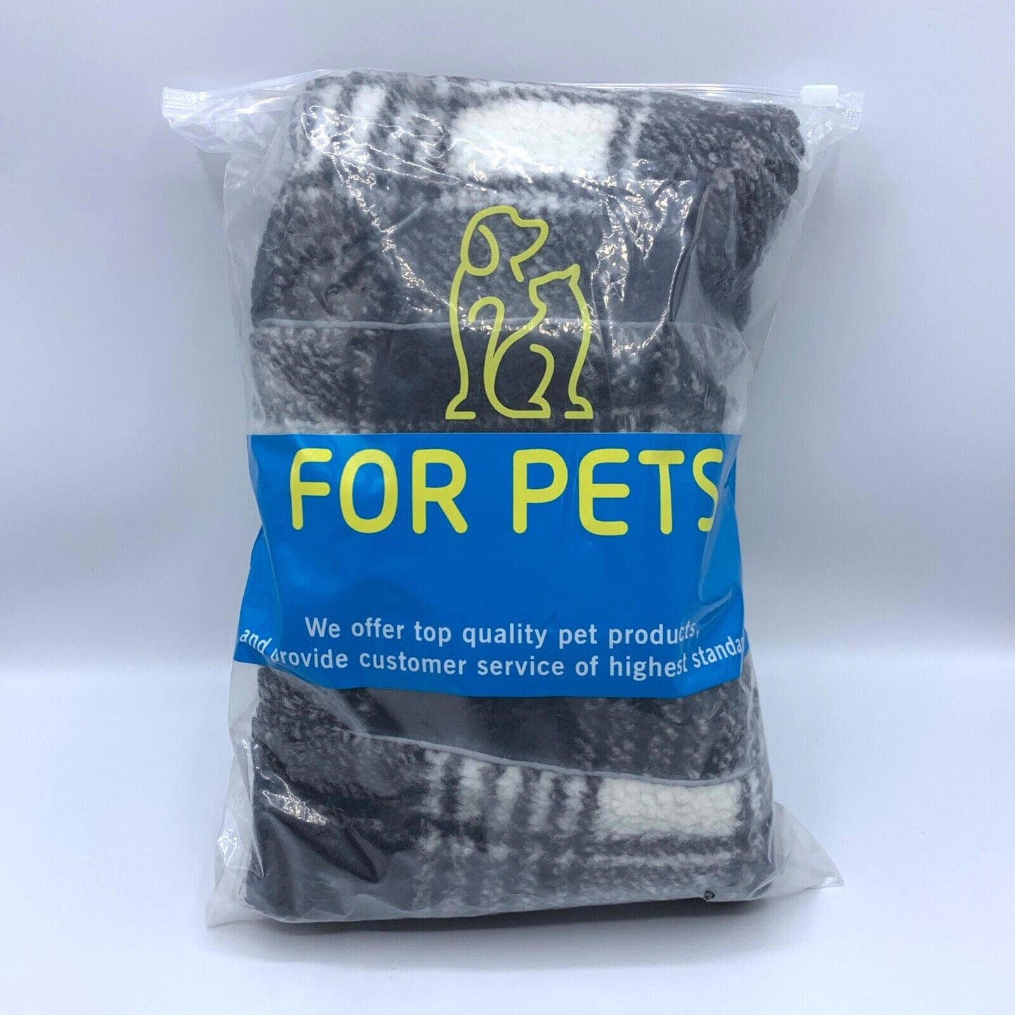 Bing Pet Dog Faux Lamb Plaid Reversible Adjustable Size L Coat Dog Jacket Dog