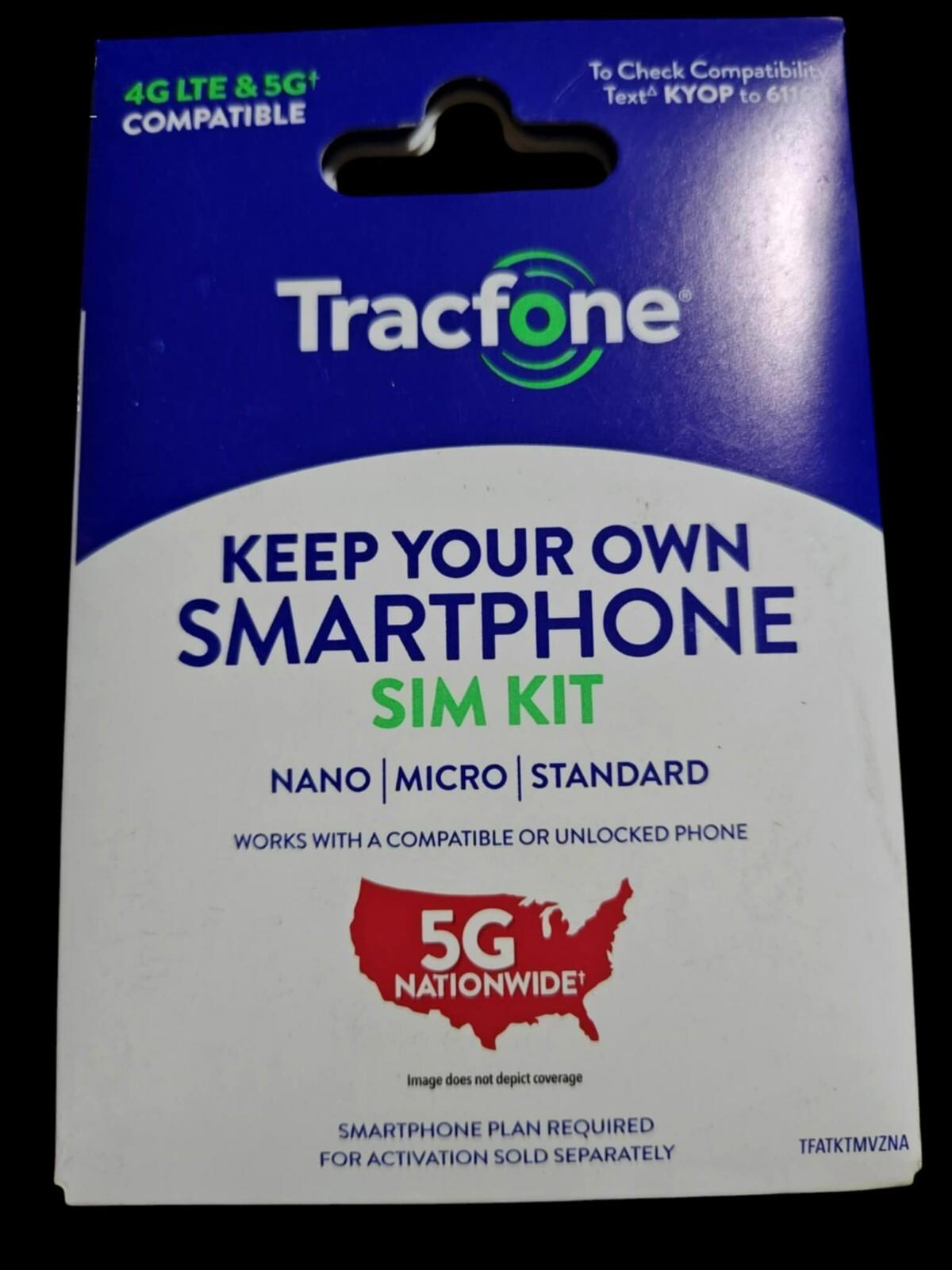 Tracfone Bring Your Own Phone Prepaid SIM Kit | 3-in-1 CDMA / GSM Sim Cards