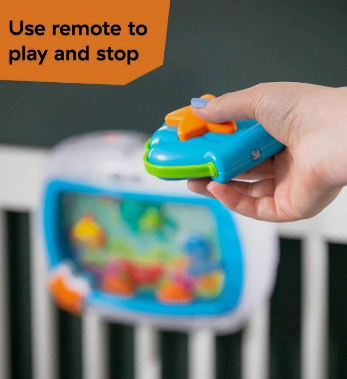 Baby Einstein Sea Dreams Soother Crib Mobile 2 Piece Set Musical Lights Sounds