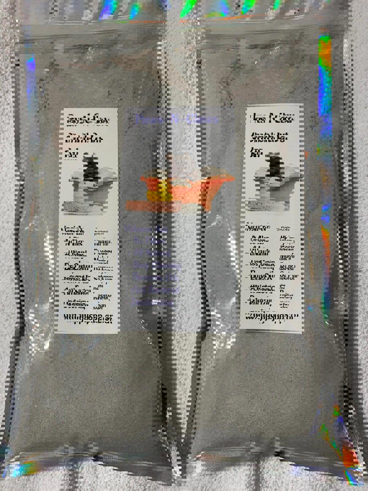 Chinchilla dust  All Natural Volcanic Ash Dust 2# resealable bag