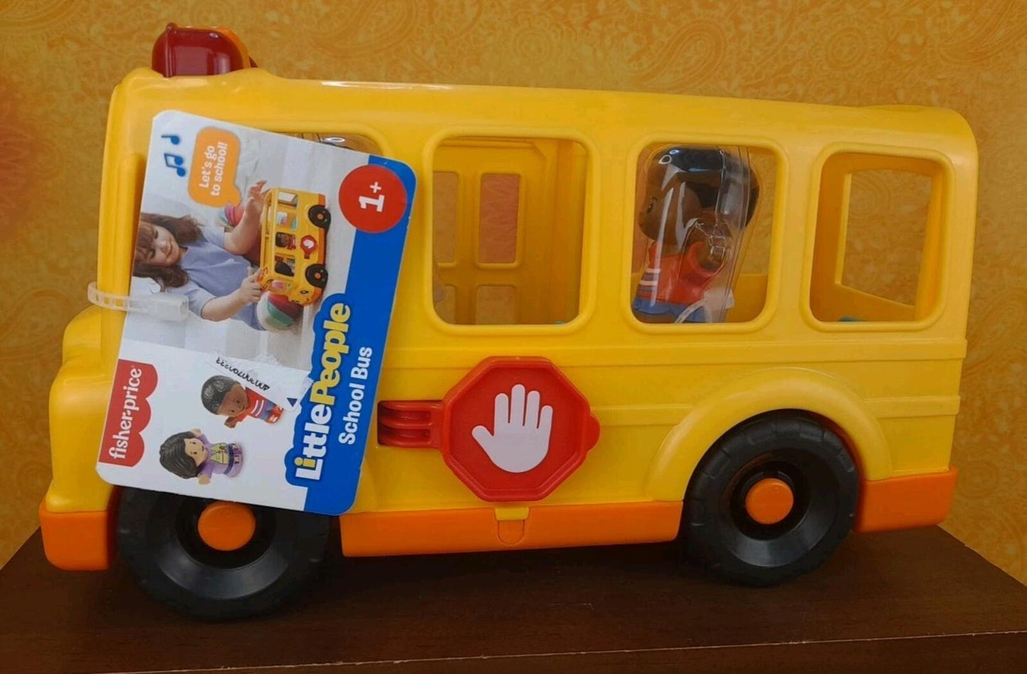 Fisher Price Little People School Bus Brand ABC With Two Figures New