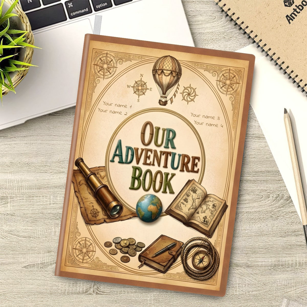 Personalized Our Adventure Book | Family Names A5 Notebook