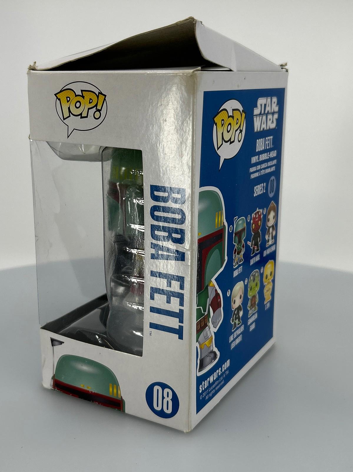 Funko POP! Star Wars Blue Box Boba Fett #8 Vinyl Figure DAMAGED BOX SEE PICS