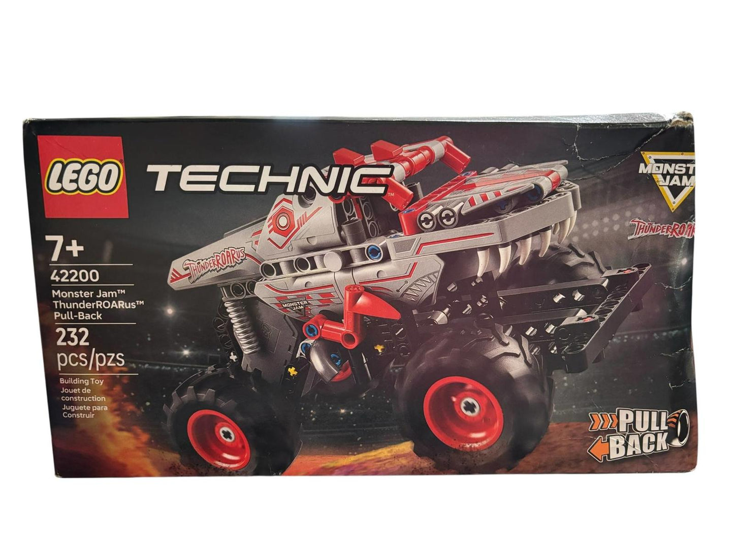 LEGO Technic Monster Jam ThunderROARus Pull-Back Monster Truck Brand New