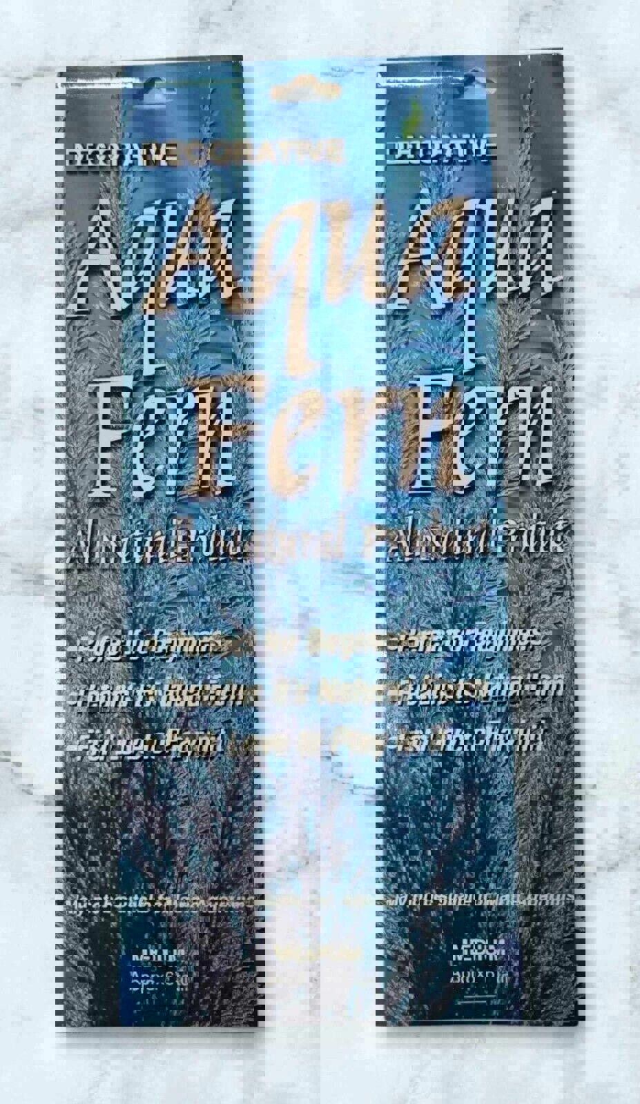 Nature's Image: Aquafern Medium, Freshwater 6" Red, Green or Rainbow Decor