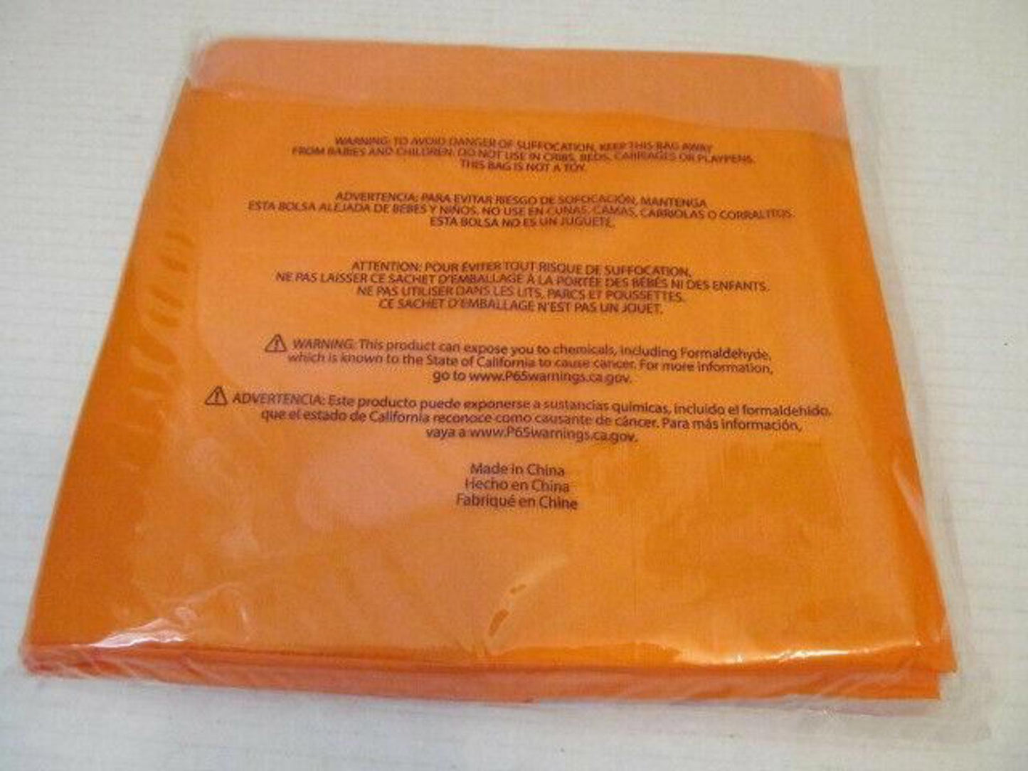 Simple Living Solutions Harvest 25 Gallon All Purpose Storage Bag, Orange