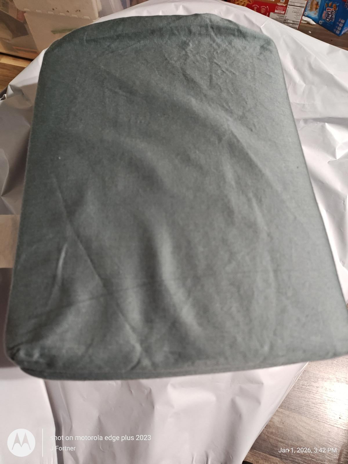 NEW Casaluna Percale FULL  Solid Sheet Set Full 100% Cotton Green