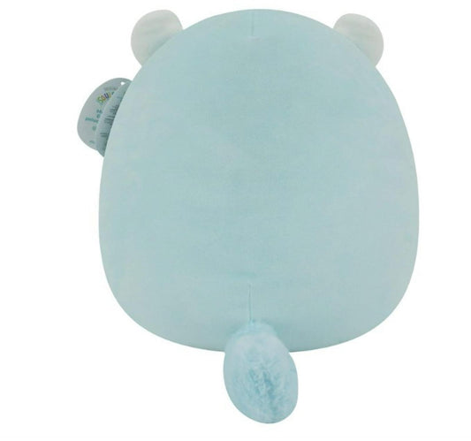 Blue Bear Plush Toy with soft texture and cute ears.