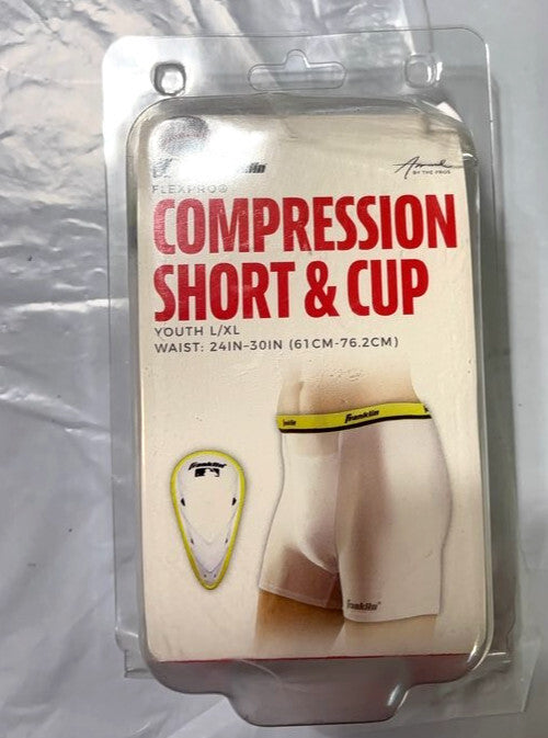 Franklin Sports Compression Short & Cup Youth L/XL