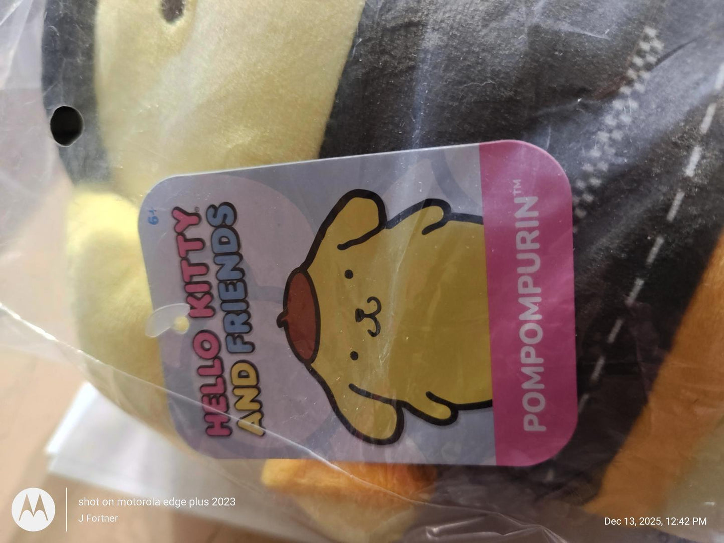 Hello Kitty and Friends Series 2 Pompompurin 8-Inch Punks Plush Super Soft New