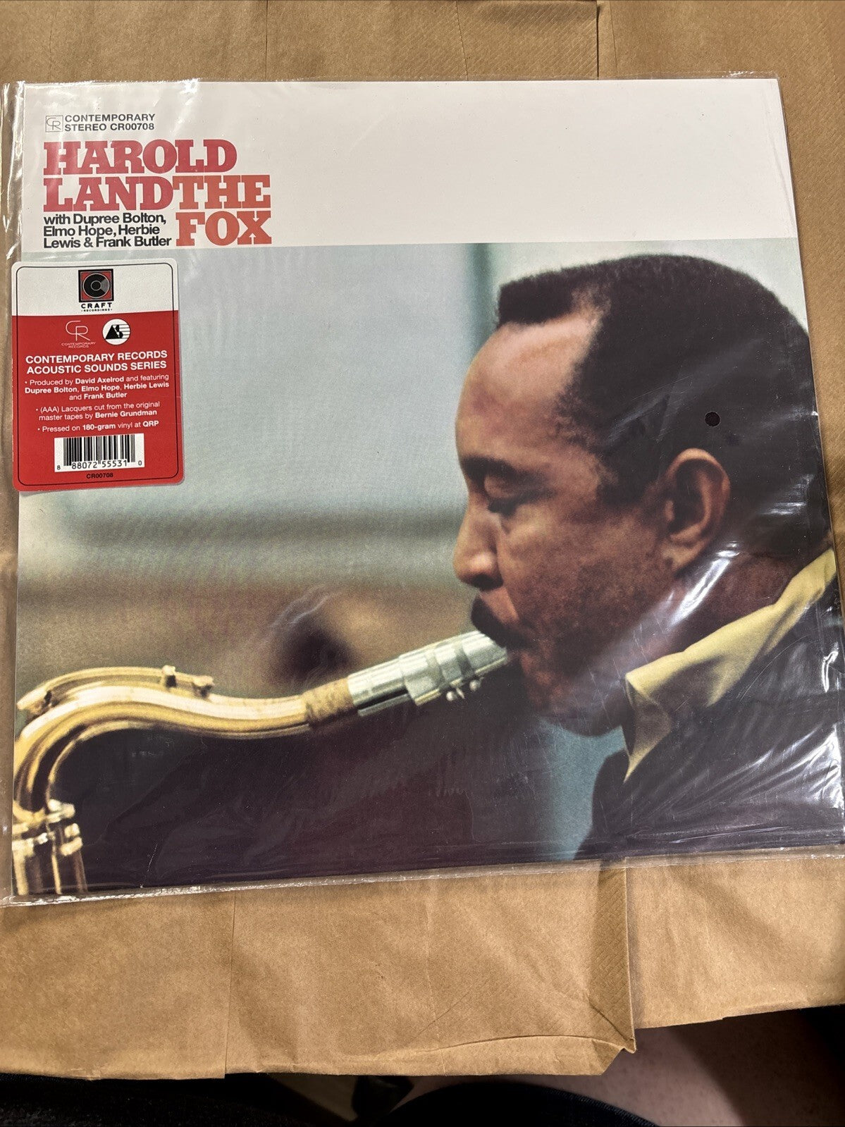 Harold Land - "The Fox" Acoustic Sounds (New Vinyl Record)