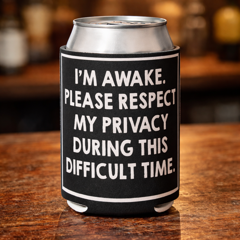 I'm Awake Please Respect My Privacy Can Cooler