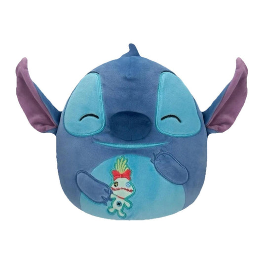 Squishmallows 8” Disney Stitch with Scrump Plush NWT Kellytoy Jazwares