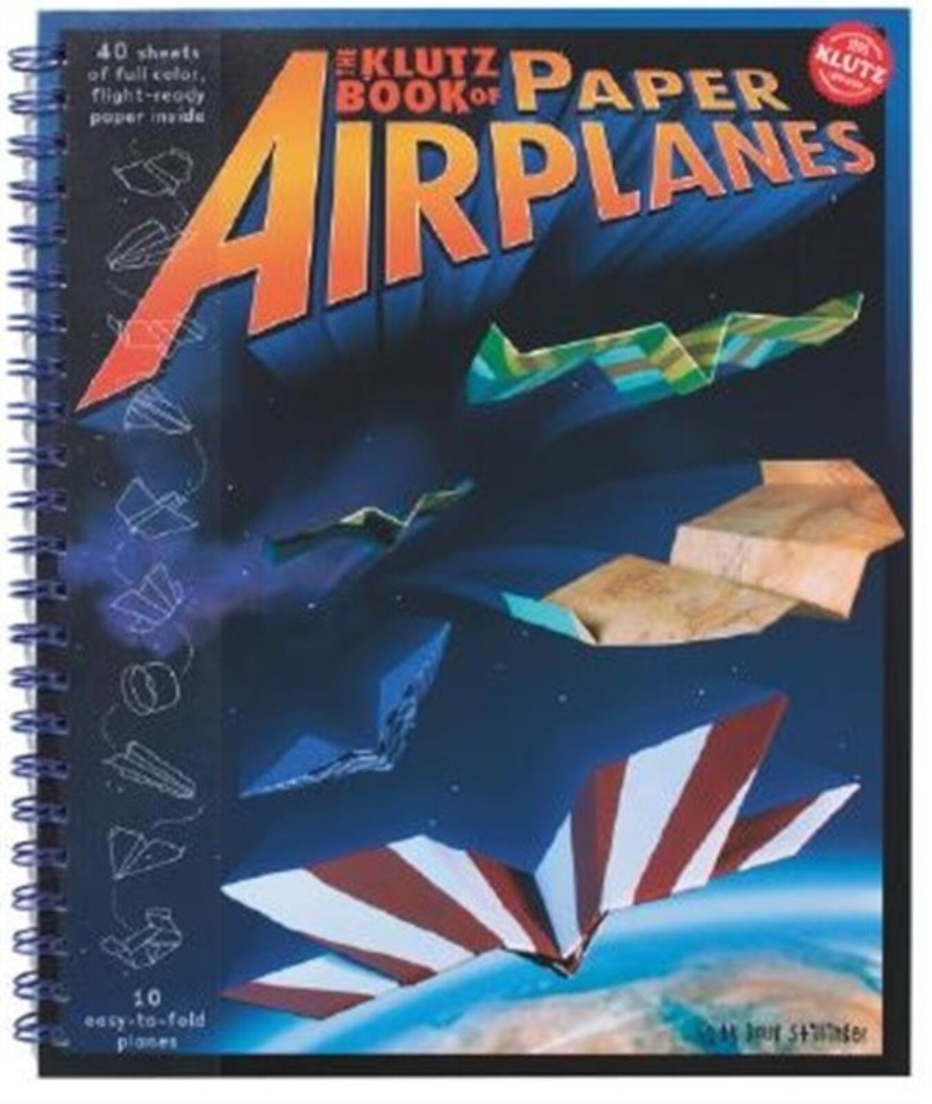 Klutz Book of Paper Airplanes ,Spiral Bound Brand NEW