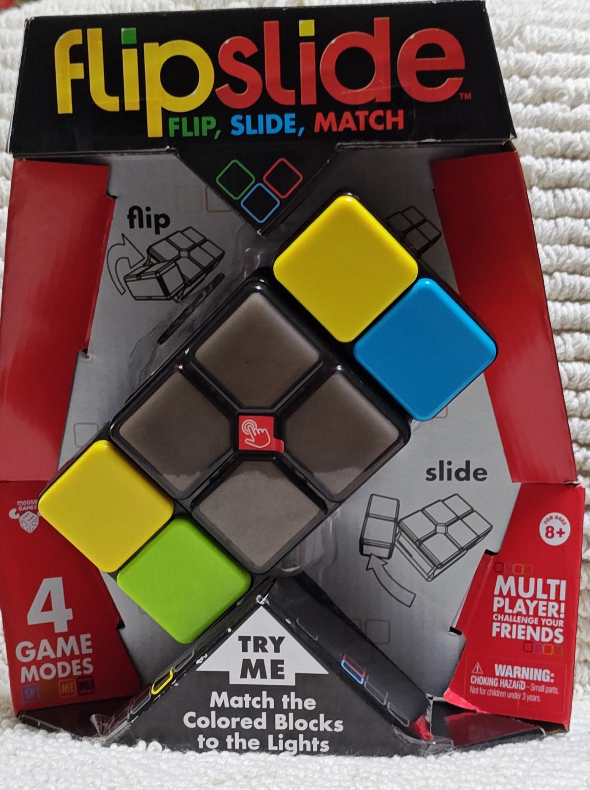 Flipslide Game Electronic Handheld Addictive Multiplayer Puzzle Game of Skill