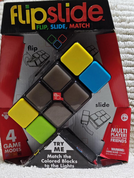 Flipslide Game Electronic Handheld Addictive Multiplayer Puzzle Game of Skill