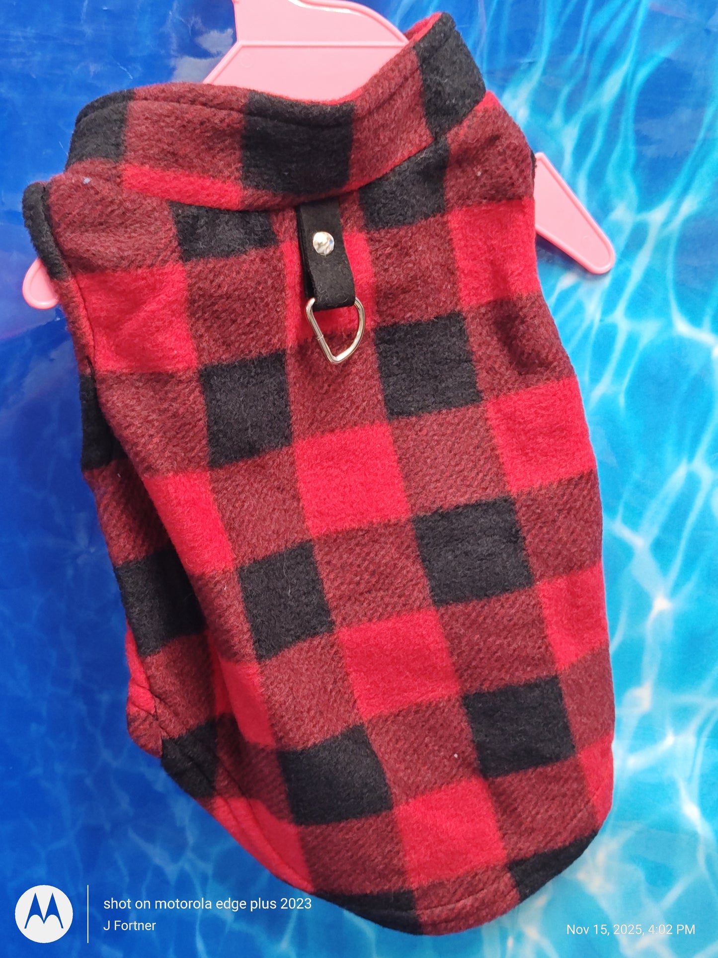 Fleece Walking Jacket with Leash loop- Pullover Super Soft Choose Print