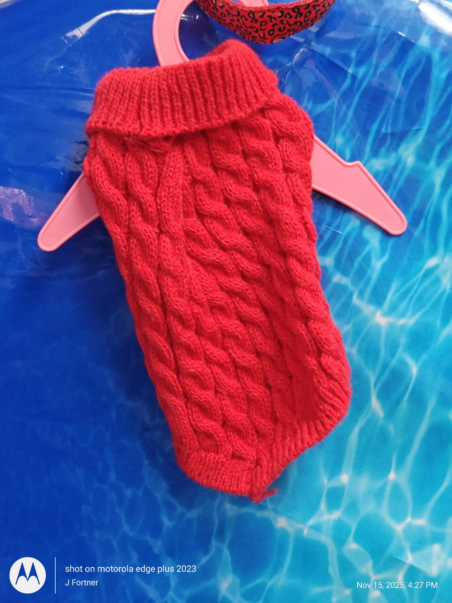 Knitted Sweater with Collar - Pullover Super Soft Cotton -Choose Color