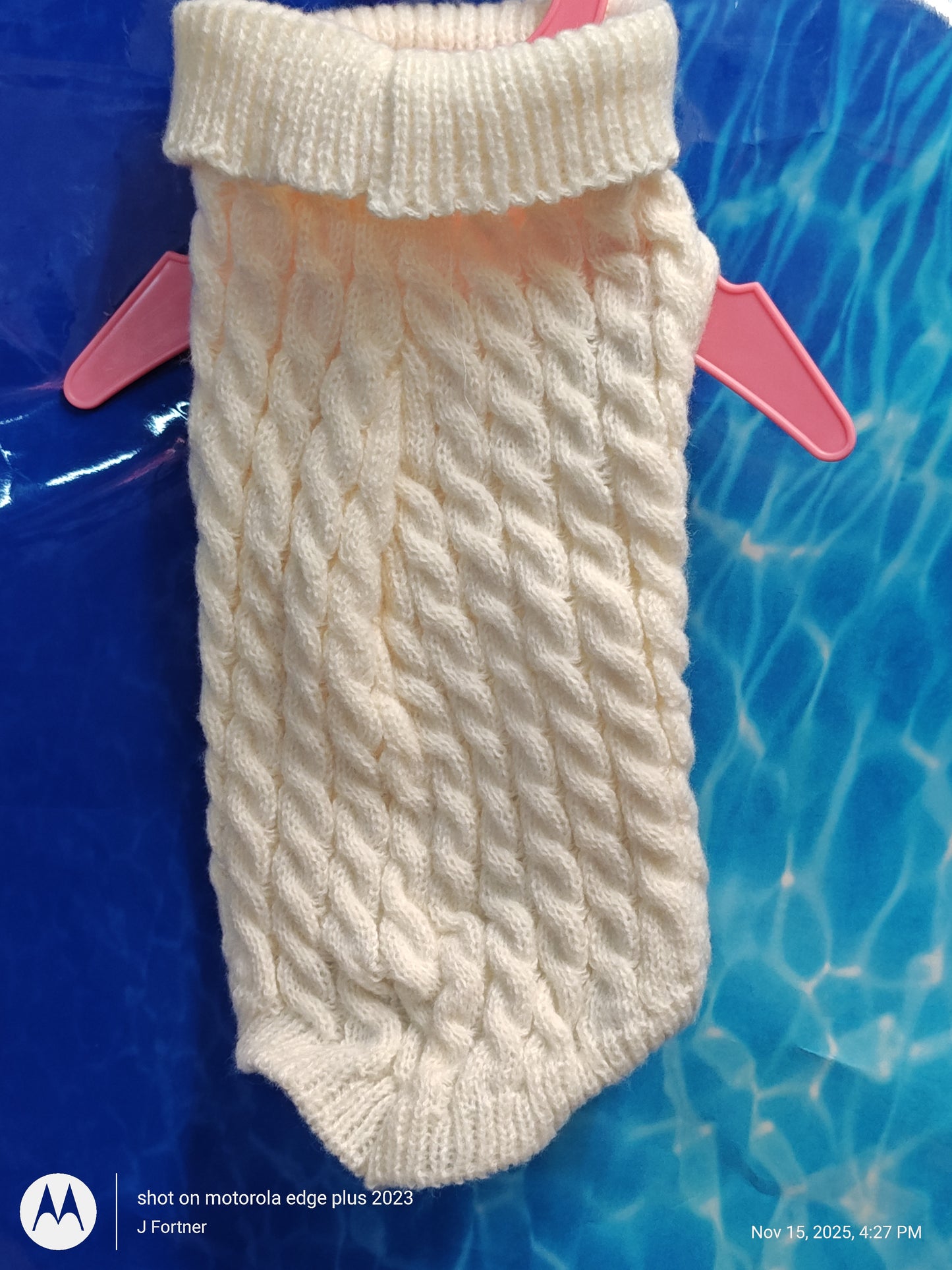 Knitted Sweater with Collar - Pullover Super Soft Cotton -Choose Color