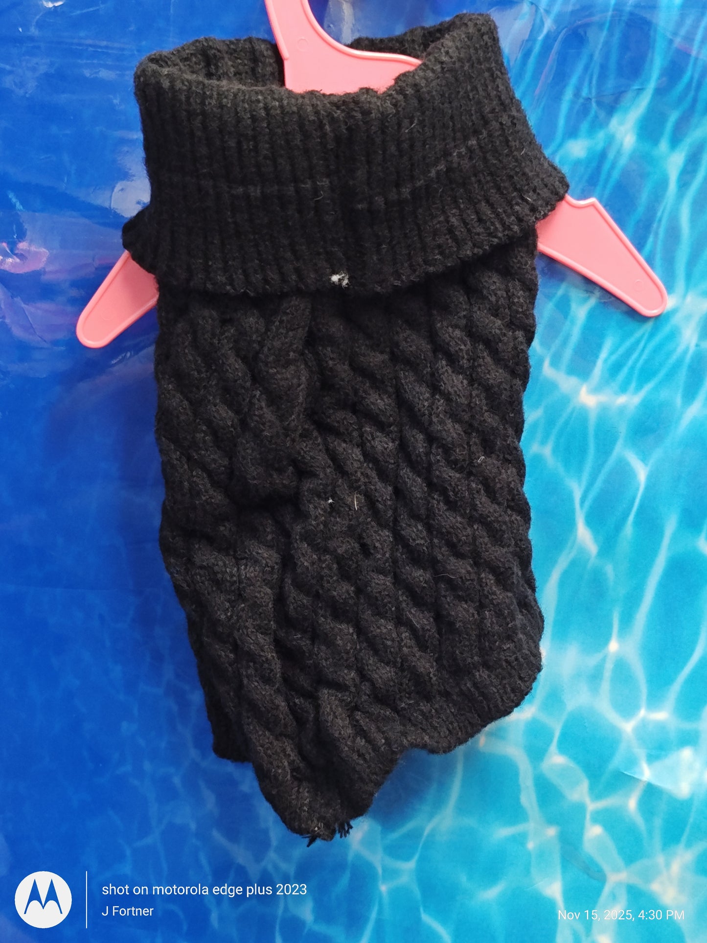 Knitted Sweater with Collar - Pullover Super Soft Cotton -Choose Color