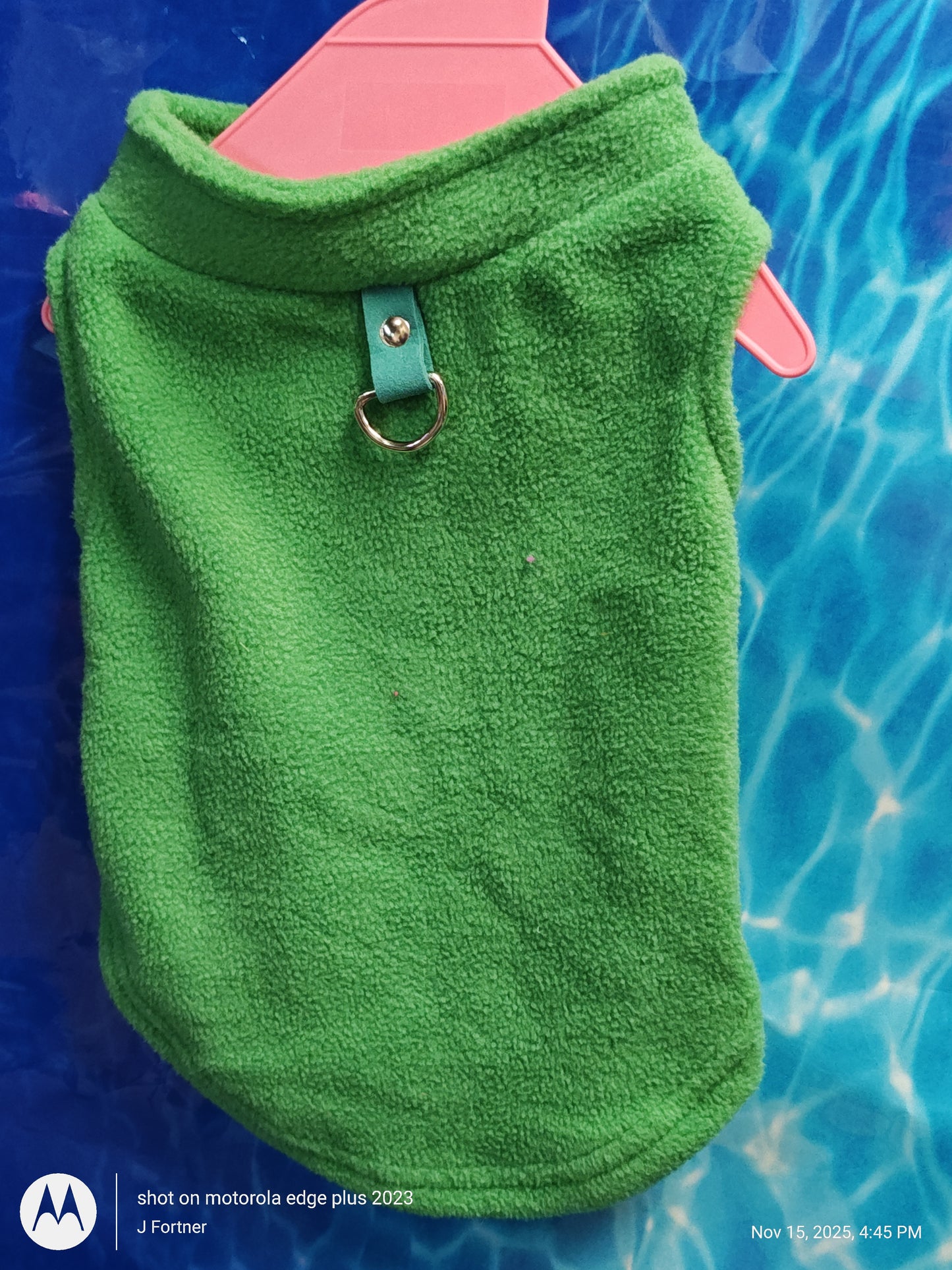 Fleece Walking Jacket with Leash loop- Pullover Super Soft Choose Print