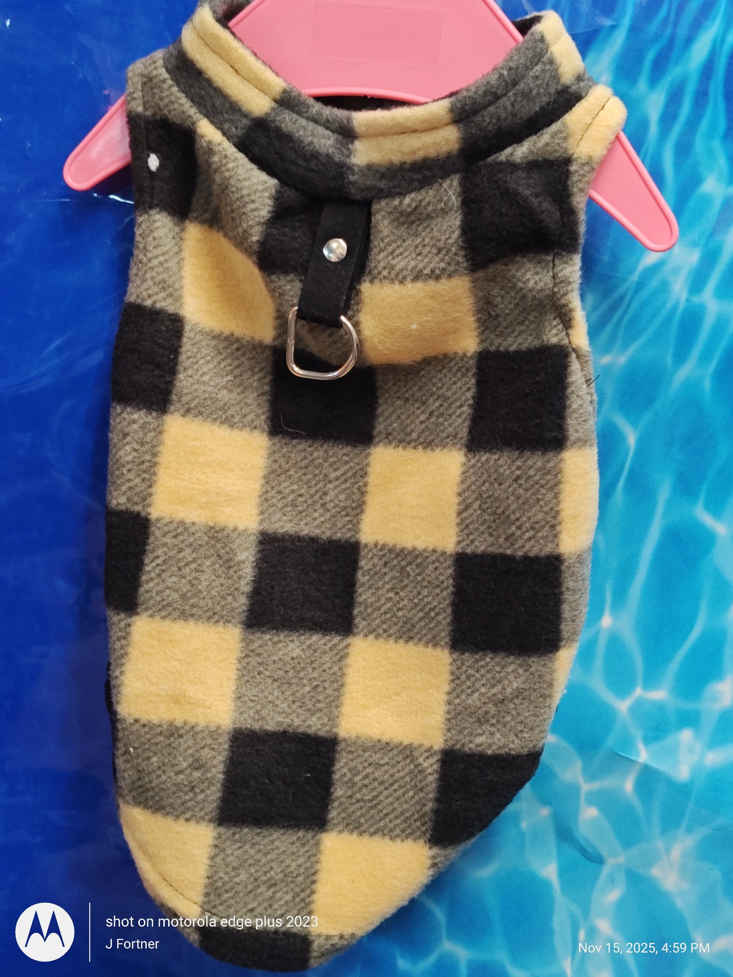 Fleece Walking Jacket with Leash loop- Pullover Super Soft Choose Print